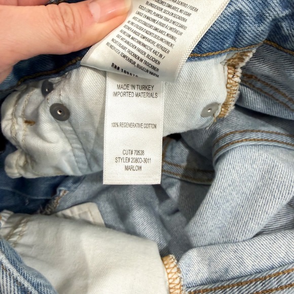 Citizens of Humanity 100% Cotton Marlow High Rise Denim Shorts 25 - Picture 7 of 7